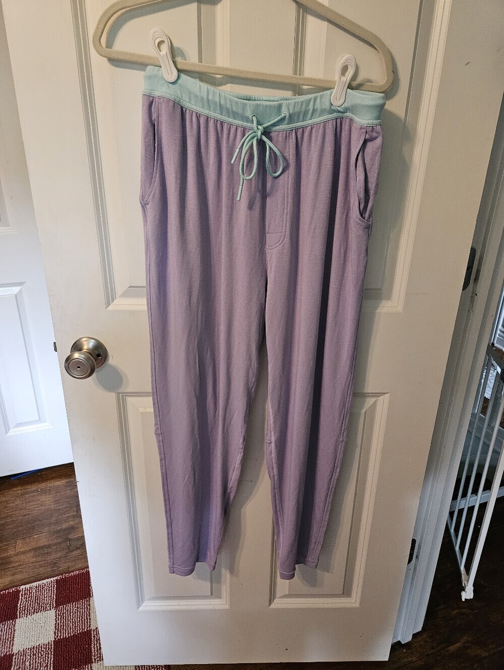 Jambys Lilac Lounge Pants with Mint Waistband
